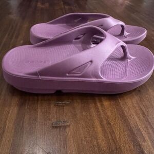 OOFOS OOriginal Unisex Thong Recovery Sandals, Plum/Purple, Size M10/W8